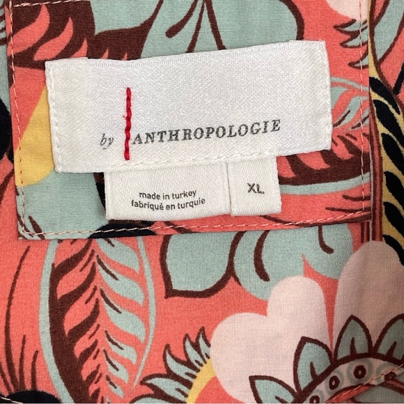 Anthropologie The Somerset Maxi Dress XL Botanic Garden 100% Cotton Tiered - Picture 8 of 12